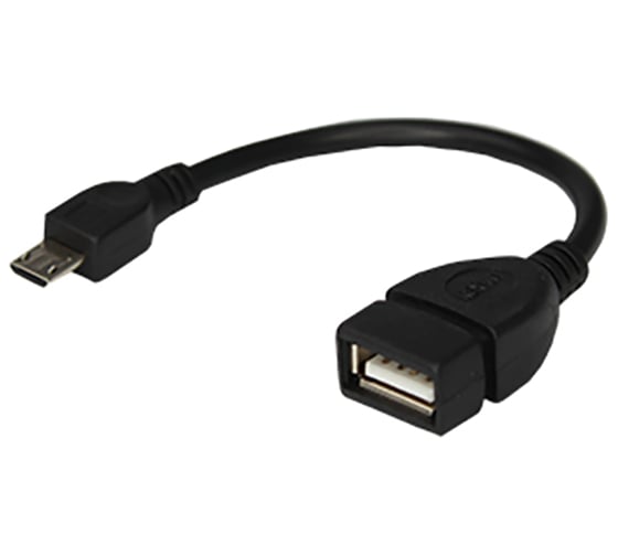 Изображение товара USB кабель REXANT OTG micro USB на USB шнур 0.15M 18-1182