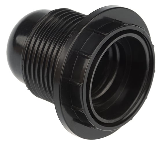 Изображение товара Карболитовый патрон REXANT с кольцом Е27 черный 11-8816