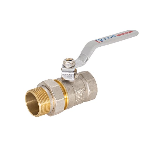 Изображение товара Шаровой кран СТМ СТАНДАРТ 1-1/4”, с накидной гайкой, рычаг CWAFM114