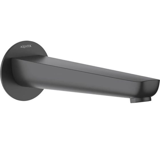 Изображение товара Излив для ванны Aquatek БЕТТА 224 мм, матовый черный AQ1141MB 00000135129