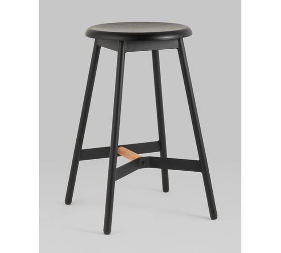 Изображение товара Стул полубарный Стул Груп Knobb черный 9117H65 black