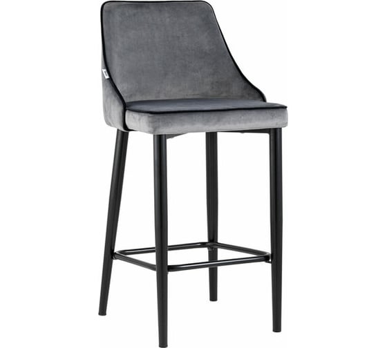Изображение товара Стул полубарный Стул Груп Коби, велюр, серый AV 434-H15/75-08(PP)