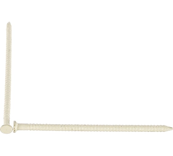 Изображение товара Плинтусные закаленные гвозди Стройбат 1,75x40 белый 100 шт 306940