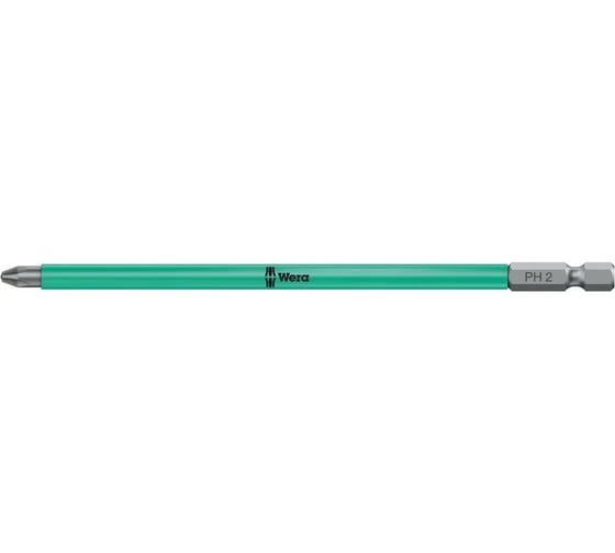 Изображение товара Бита 853/4 ACR SL PH PH2, 150 мм, 1/4", E6.3, пластиковая оболочка, магнит, противоскользящие насечки WERA WE-203913