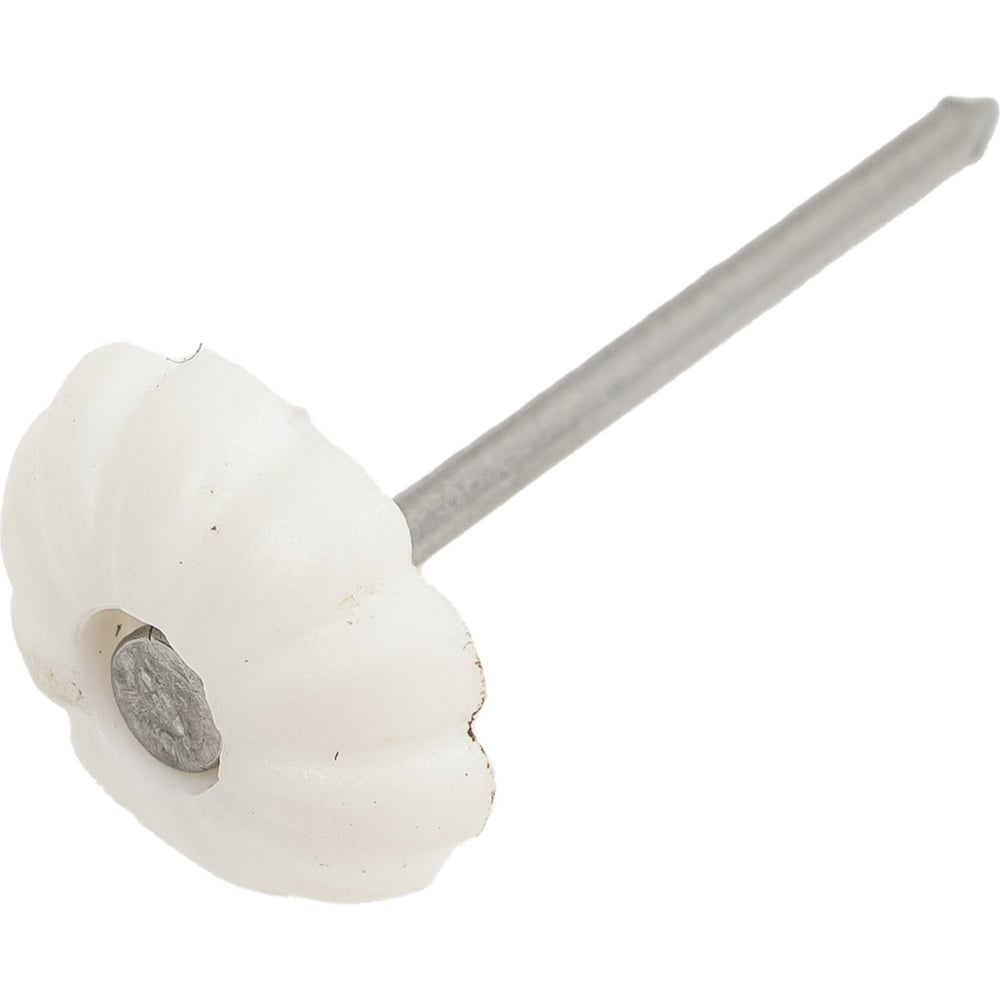 Изображение товара Гвозди Стройметиз 1,4x25 с декоративной шляпкой белые 50 шт европодвес