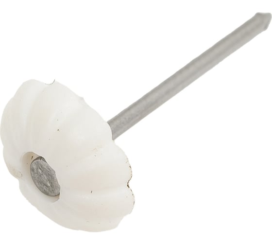 Изображение товара Гвозди Стройметиз 1,4x25 с декор.шляпкой (белая), 50 шт, европодвес 00000034584 2970801