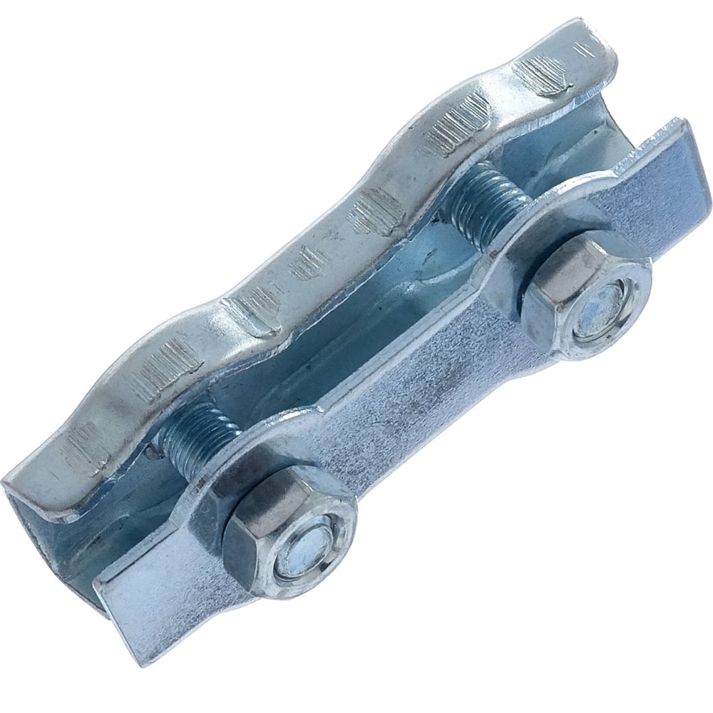 Изображение товара Зажим троса Стройметиз 6 мм Duplex 1 шт оцинкованный двойной