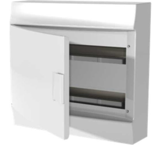 Изображение товара Бокс настенный ABB Mistral41 36М непрозрачная дверь (с клемм) 2 ряда белый 1SLM004102A3106