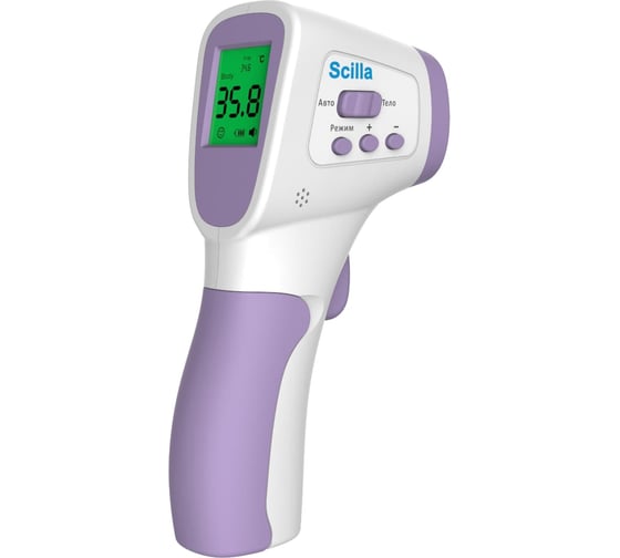 Изображение товара Бесконтактный инфракрасный термометр КОМБАТ IT Scilla БИГ-TOP01