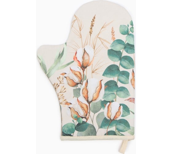 Изображение товара Варежка-прихватка Этель Хлопок 20x28 см саржа 100% хлопок ватин 250 г/м2 9892094