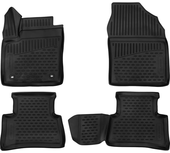 Изображение товара Коврики в салон 3D Element подходят для TOYOTA C-HR, 2017-, 2WD, SUV, 4 шт. ЕLEMENT3D01701210k