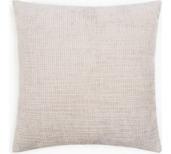 Изображение товара Чехол на подушку Этель Velvet 43x43см цвет бежевый 100% полиэстер 10101037