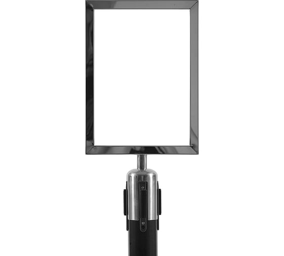 Изображение товара Рамка Rusbarrier А4, вертикальная, нержавеющая сталь, диаметр 76 мм RAM-A4L-D76-V1