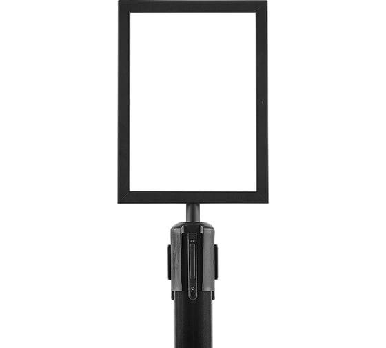 Изображение товара Рамка Rusbarrier А4, вертикальная, крашенная сталь, диаметр 63 мм RAM-A4L-D63-V3BLACK