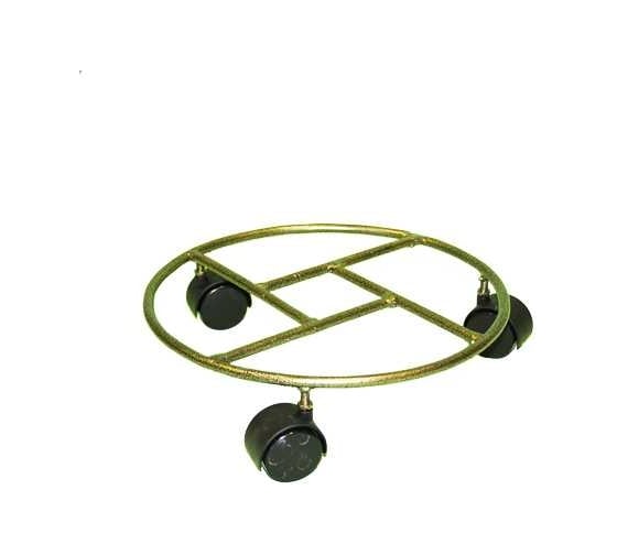 Изображение товара Подставка напольная ПРОФСАНМОНТАЖ на колесах квадрат h9см d33см 017573