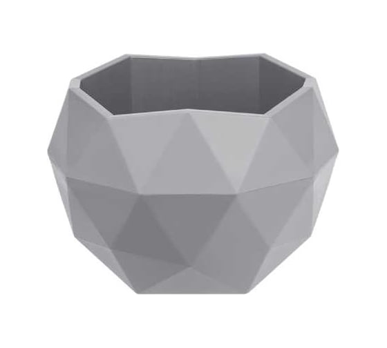 Изображение товара Кашпо bmc КШ-9799 Топаз Серый d21,8 h15см 2,5л 068961