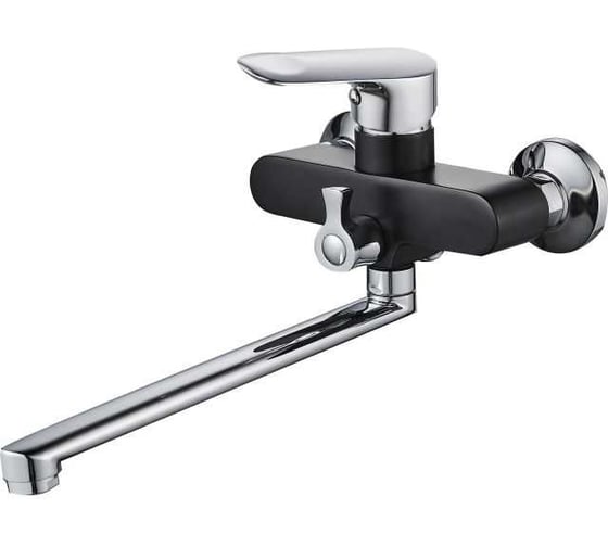 Изображение товара Смеситель для ванны ECONOCE D35-A, серия 280, черный EC0282BL