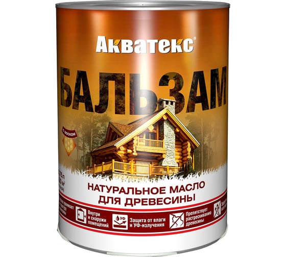 Изображение товара Бальзам Акватекс тик 0,75 л 6 45786
