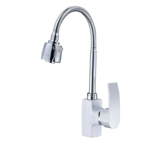 Изображение товара Смеситель для кухни ECONOCE D35-A, серия 270, белый EC0275WT