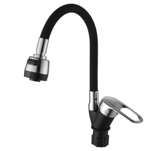 Изображение товара Смеситель для кухни ECONOCE D40-A, серия 240, черный EC0245BL