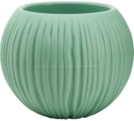Изображение товара Кашпо bmc КШ-4430 "Сфера Мини" d-12см, h-10см, 0,3 л, Нефрит 069724