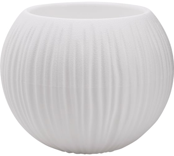 Изображение товара Кашпо bmc КШ-9521 "Сфера" d13.5см, h16см, 1,7л, Белый 065940