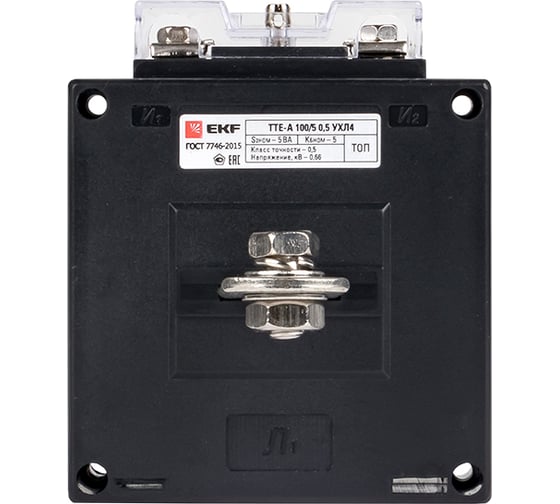 Изображение товара Трансформатор тока EKF ТТЕ-А-100/5А, класс точности 0.5S, PROxima tte-a-100-0.5S