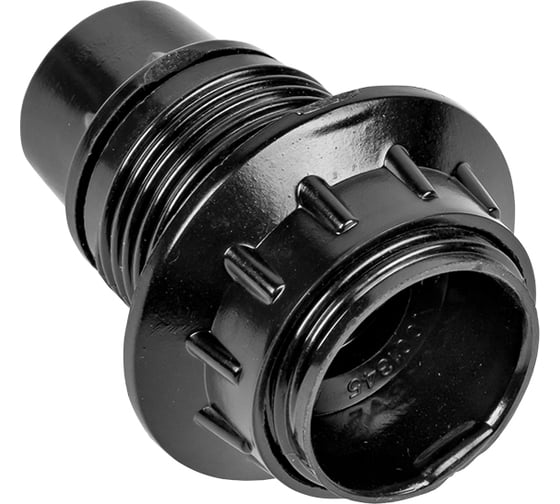 Изображение товара Патрон EKF карболитовый, с кольцом, Е14, черный, PROxima SQLHC-E14-r-s