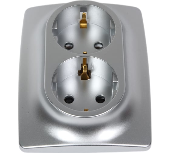 Изображение товара Розетка ЭРА 12210803, 2x2PE, Schuko, со шторками, 16A250В, IP20, 2, а Б0036444