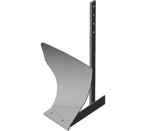 Изображение товара Плуг маленький, стойка 10x500 мм, ширина отвала 190 мм, без сцепки FORZA 01,04,25ПМК10,500,190