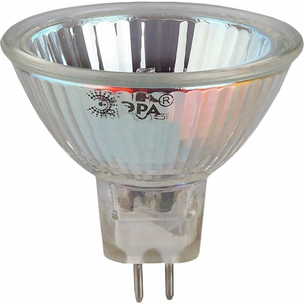 Изображение товара Галогенная лампа ЭРА GU5.3-JCDR, софиты, MR16-35W-230V-CL, 35Вт, GU5.3 нейтральный C0027363