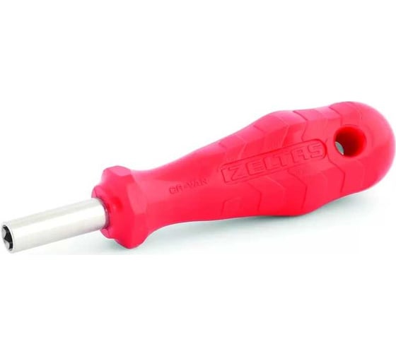 Изображение товара Отвертка-держатель магнитный для бит IZELTAS короткий 6.3х130 мм 4785196330