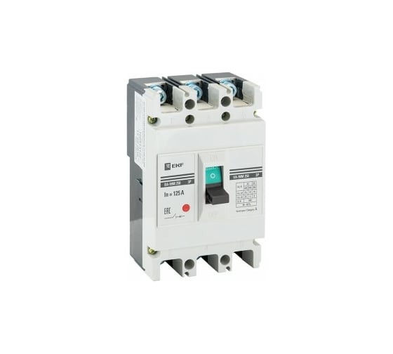 Изображение товара Выключатель автоматический EKF ВА-99М, 100/125А, 3P, 35кА, PROxima mccb99-100-125m