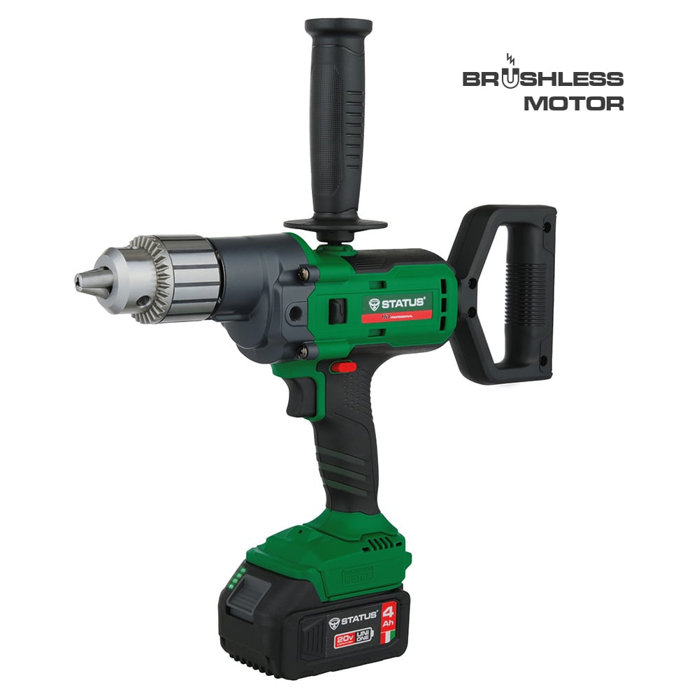 Изображение товара Бесщеточная аккумуляторная дрель STATUS UniOne CBL24Li 07126501 с зарядным устройством