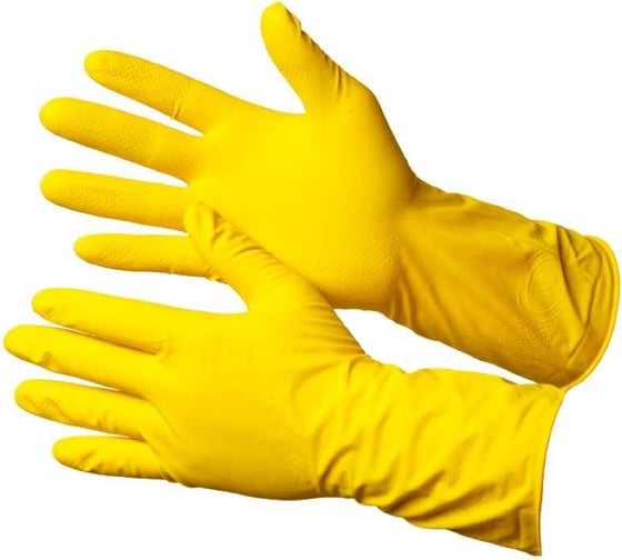 Изображение товара Перчатки латексные хозяйственные GWARD IRIS40 грамм р. XL 1 пара  в упаковке арт. G40 G40/XL1