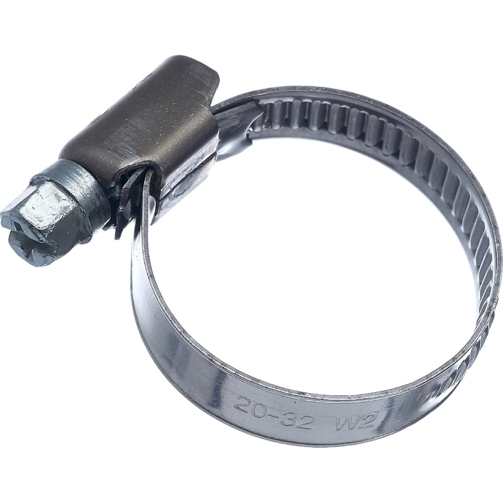 Изображение товара Хомут червячный Стройметиз 40-60 мм нерж. 2 шт. монтажный компонент