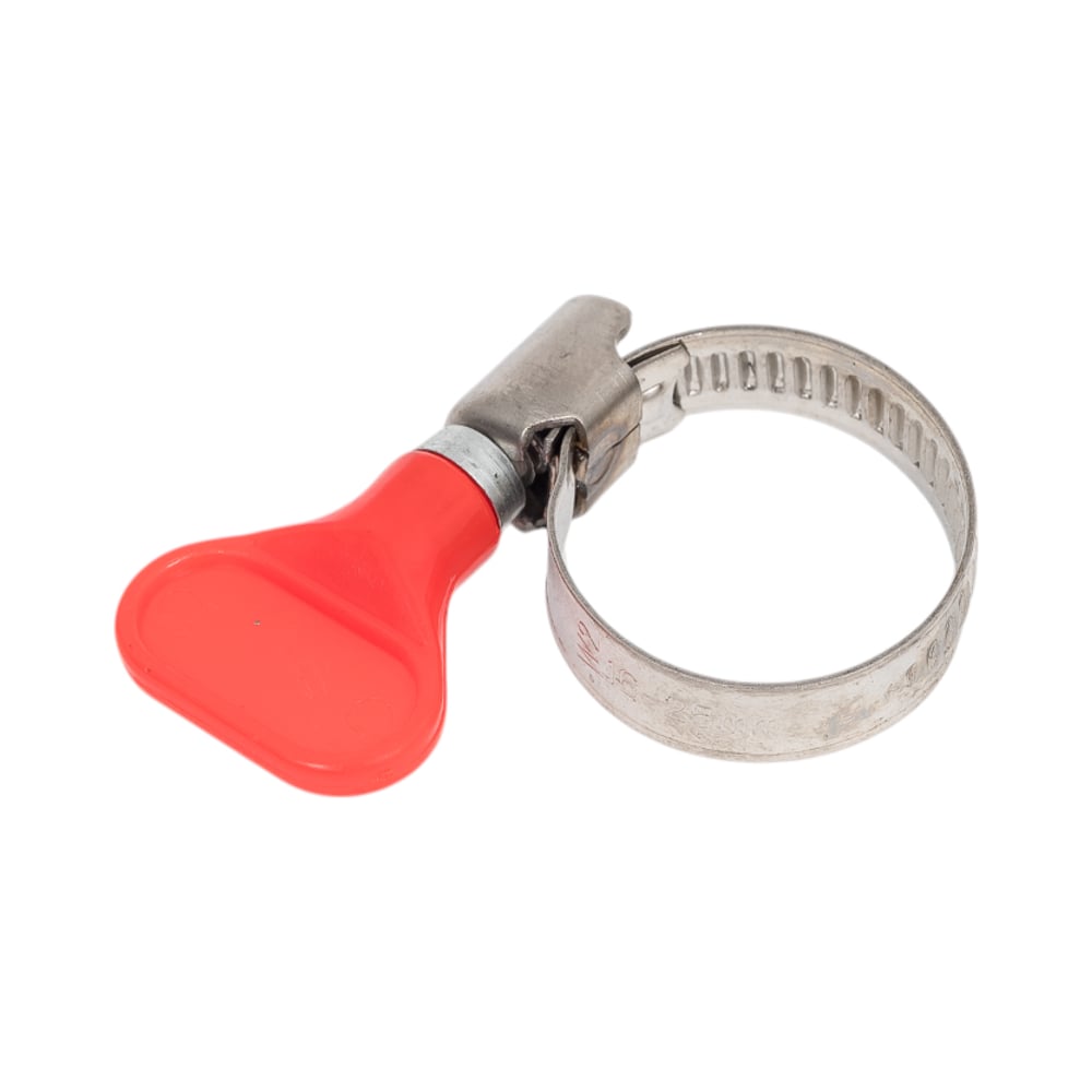 Изображение товара Хомут-бабочка Стройметиз из нержавеющей стали 16-25 мм, 2 шт