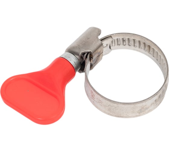 Изображение товара Хомут-бабочка Стройметиз 16-25 (28) нержавеющая сталь, 2 шт., европодвес 00000007114 2490061