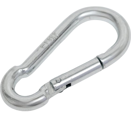 Изображение товара Карабин усиленный Стройметиз 5 мм DIN 5299 С 1 шт., перф.подвес 00000050597 4040012