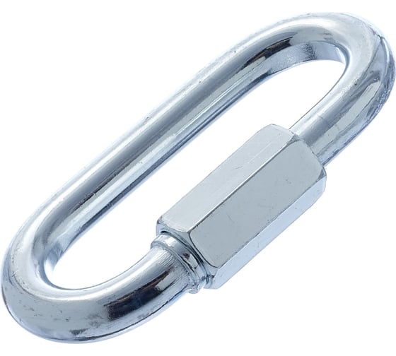 Изображение товара Карабин винтовой Стройметиз 4 мм 2 шт., перф.подвес 00000059196 4030072