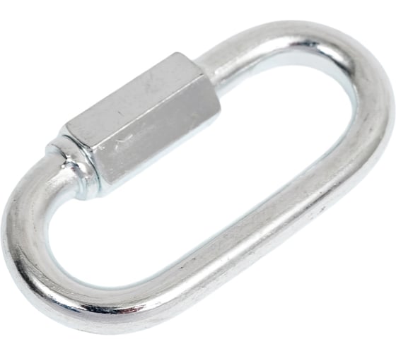 Изображение товара Карабин винтовой Стройметиз 6 мм 1 шт., перф.подвес 00000053955 4030042