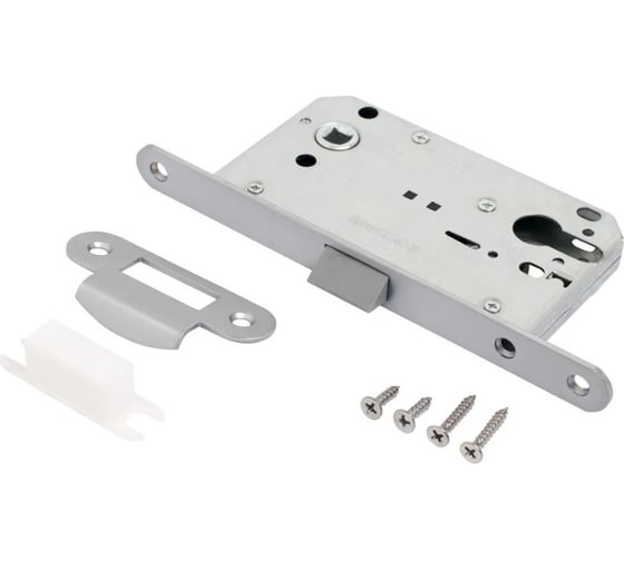 Изображение товара Замок врезной Аллюр АРТ 5300-P SC матовый хром без ц/м 14889