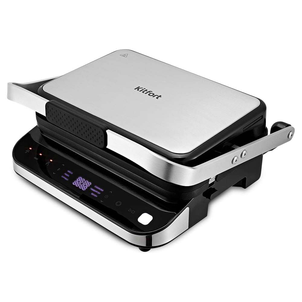 Изображение товара Электрогриль KITFORT 2 в 1 КТ-1682 с антипригарным покрытием