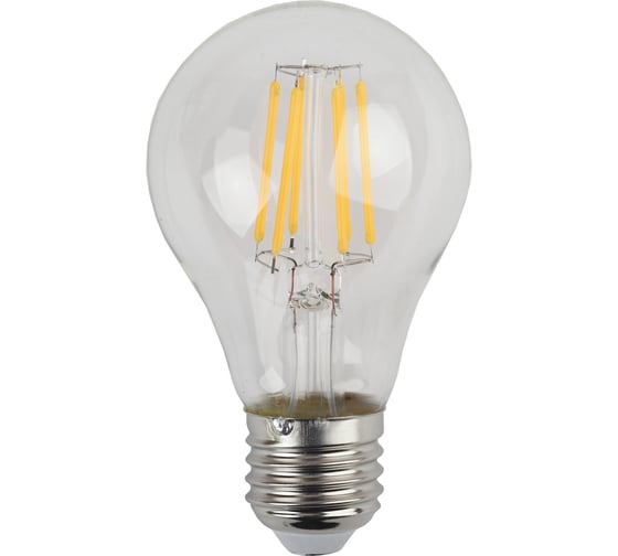 Изображение товара Светодиодная филаментная лампа ЭРА FLED, A60-7W-840-E27, груша, 7Вт, нейтральный, Е27 Б0043447