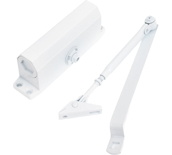 Изображение товара Доводчик дверной AJAX DCTR50-100 hold open WH белый 48703