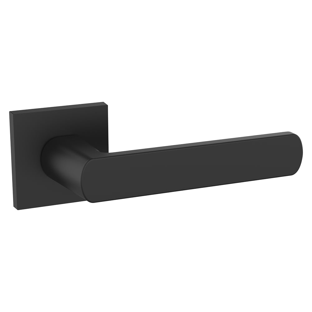 Изображение товара Ручка раздельная AJAX K.JS51.NANO BL-24 черная для межкомнатных дверей