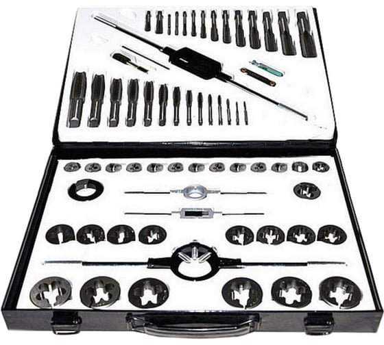 Изображение товара Набор комбинированный метчиков и плашек TORIN 64 предмета TRX0064