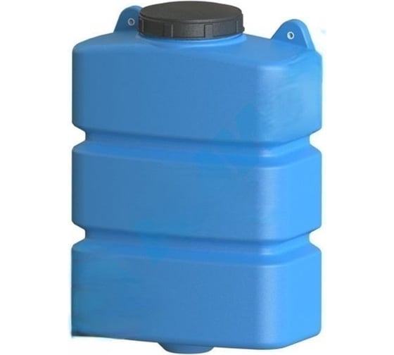 Изображение товара Емкость АНИОН 75л с крышкой (D190мм) с плоской задней стенкой, навесная, с приямком НБ75К_Пр