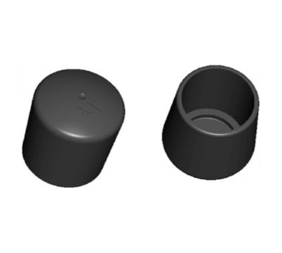 Изображение товара Заглушка для труб круглая наружная STARFIX 14 мм, 10 шт. в зип-локе SMM2-45937-10