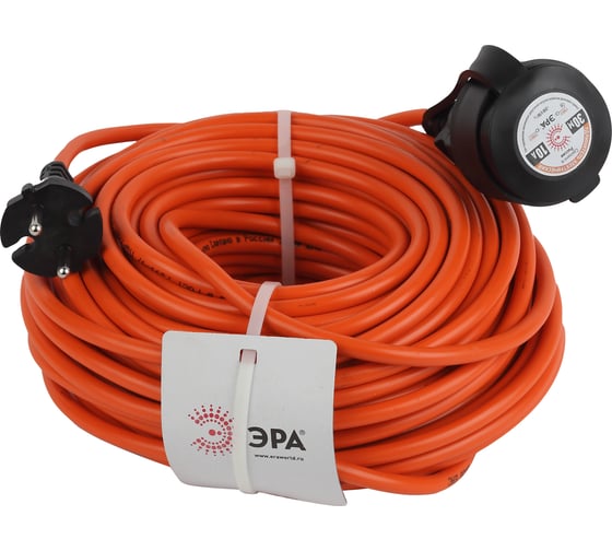 Изображение товара Удлинитель силовой ЭРА UPx-1-2x1-30m в бухте без заземления 30м 1 розетка ПВС 2х1мм2 Б0046807